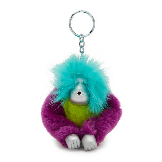 Kipling Fun Hair Sven Monkey Keychain Aksesuar Kırmızı Yeşil | TR 1274BE